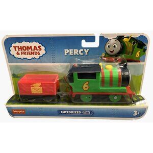 Thomas & Friends Motorized Percy Engine With Mail Car Percy